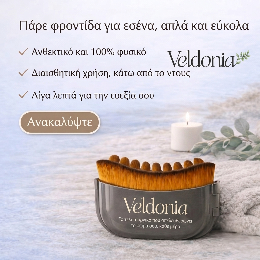 Veldonia I Βούρτσα λεμφικού μασάζ