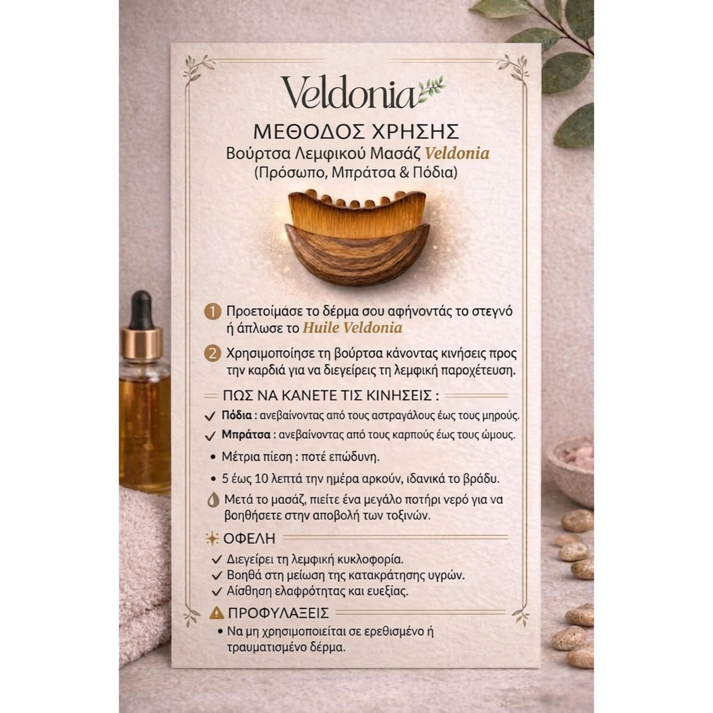 Veldonia I Βούρτσα λεμφικού μασάζ